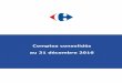 Comptes consolidés 2016 v08032017 - carrefour.com€¦ · Comptes consolidés au 31 décembre 2016 - 3 - Compte de résultat consolidé Les états financiers sont présentés en