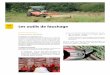 Les outils de fauchage - zoneshumides29.fr€¦ · du bétail ou paillage pour les produits de coupe de mauvaise qualité fourragère. Les éléments de fauche ... Les différents