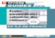 Ecoles paramédicales : calendrier des concours, … · Complément gratuit du guide de l’Onisep « Formations paramédicales en Île-de-France », ce document recense les ... voir