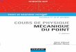Mécanique du point - 2ème édition - ITC BOOKsitc-books.weebly.com/.../mecanique_du_point.pdf · MÉCANIQUE DU POINT 2e édition Alain Gibaud Michel Henry A. GIBAUD M. HENRY COURS