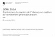 Expérience du canton de Fribourg en matière de …confjeri.ch/wp-content/uploads/JERI-2014-Experience-Canton-Fri... · GRAB : Groupe romand pour l’assainissement du bruit routier