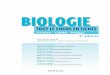 Biologie Licence Tout le cours en fichesexcerpts.numilog.com/books/9782100721535.pdf · Fiche 10 La membrane plasmique 22 ... Focus Mise en évidence du rôle de l’ADN ... Fiche