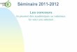 Aucun titre de diapositive - SII-Technologie collègetechnologie.ac-creteil.fr/IMG/pdf/Presentation_des_concnours.pdf · des 3 catégories est fixée au 5 décembre 2011 ... Ministère