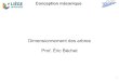 Dimensionnement des arbres Prof. Éric Béchet · Méthodes de calcul générales – arbres de manège ... Exemple de calcul de réactions (isostatique)