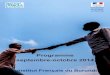 Ambassade de France au Burundi - Les espaces … · Club Flambeaux de la littérature P. 23 Vendredi 19 19h Concert Intatana P. 13 ... Mercredi 29 14h30 Ciné jeunes La vie sauvage