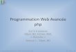 Programmation Web Avancée php - myuuu.frmyuuu.fr/cours/ProgWeb/seance01-php-objet-bd.pdf · Programmation Web Avancée – Philippe Renevier-Gonin - 2012 Php –Object BD 1 Programmation