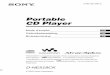 Portable CD Player - sony.se€¦ · Fichiers au format MP3 ... Remplacement du fusible du câble de ... 400 Réglages pour le logiciel de compression et d’écriture