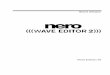 Nero Wave Editorftp6.nero.com/Manuals/nero_wave_editor/NeroWaveEditor_fra.pdf · 1.2 Introduction ... En comparaison avec la première version du logiciel, Nero Wave Editor ... qui