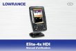 Elite-4x HDI - ww2. Introduction | Elite-4x HDI PB 3 Elite-4x HDI Mise en route Allumer/ ©teindre