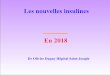 Les nouvelles insulines En 2018 - famparis.com · Etapes importantes dans le développement de l’insuline Isolation et 1ère utilisation de l’insuline ... variabilité intra-individuelle