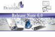 Release Note 6 - Choriandre – Desisyphe · Ratio Réglementaire - Limite OPCVM (UCITS) détenus < 100% ... Support - Teamviewer - V12 Console Teamviewer Choriandre Disponible dans