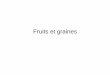 Fruits et graines - bcpst-svt-parc.frbcpst-svt-parc.fr/wordpress/wp-content/uploads/2014/04/TP-Fruits... · 6 styles en plumet à l’opposé de la trace d’insertion sur le réceptacle