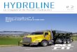 HYDROLINE - poclain-hydraulics.com · La transmission mécanique est utilisée pour le transport sur route, tandis que la transmission hydrostatique est utilisée pour le fonctionnement