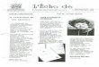 L'Echo de L'Ashuapmushuan 1995 - Société d'histoire …lasocietehistoirest-felicien.com/echo_ashuapmushuan/L'Echo de L... · Rencontre avec M.Rntoine Pilote frère de M. dean Pilote