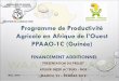 Programme de Productivité - mge-guinee.orgmge-guinee.org/IMG/pdf/-21.pdf · MINISTERE DE L’AGRICULTURE Programme de Productivité Agricole en Afrique de l’Ouest PPAAO-1C (Guinée)