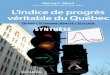 SYNTHÈSE - Nature Quebec · Ce document est un résumé de l’ouvrage L’indice de progrès véritable du ... qui se trouve à la fin du document. Un chapitre complet dans le livre