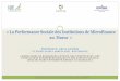 « La Performance Sociale des Institutions de …burgundy-microfinance.weebly.com/.../7/1/3/7/...kchirid_esc_dijon.pdf · Équipe de Recherche sur les Innovations Sociales et l’Entrepreneuriat