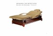 Meuble de Massage Cocoonimg.malea-massage.com/manuel-table-cocoon-1376996692054.pdf · Un usage inapproprié de ce dispositif peut entraîner des blessures. Ne passez jamais sous