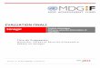 EVALUATION FINALE - mdgfund.org - Nutrition - Final... · No de Projet MDTF/Atlas: MDGF-2042-I-SEN ... formation et le suivi post formation des prestataires des centres de santé
