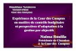 République Tunisienne Conseil d Etat Cour des Comptes · L’introduction du contrôle de gestion dans le cadre du renforcement du contrôle interne La généralisation et l’harmonisation