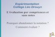 Expérimentation Collège Léo Drouyn L'évaluation par ...clgdrouyn.fr/spip/IMG/pdf/evaluer_sans_note_et_par_competences.pdf · Des compétences transversales pluridisciplinaires