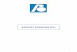 Rapport financier annuel 2012 - Savencia Fromage & … · Le Groupe a cédé en novembre 2012 sa participation dans la Fromagerie des Doukkala. ACTIVITE ET RESULTAT Au 31 décembre