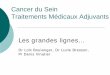 Cancer du Sein Traitements Médicaux Adjuvantscampus.cerimes.fr/media/disquemiroir/2015-06-09/UNF3Smiroir/mae/C… · Cancer du Sein Traitements Médicaux Adjuvants Les grandes lignes…