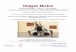 Magie Noireophelia-theatre.fr/.../2016/01/Dossier-de-production-Magie-Noire.pdf · 1" Magie Noire Création Théâtre – danse - percussions montée avec des jeunes artistes des