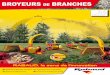 BROYEURS de BRANCHES - sarlandredujardin.com · Remorque routière Avec roue Jockey, béquille arrière, boule Ø 50 / Anneau 42/68 en option ... (en option : pompe hydraulique) PDF