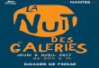 jeudi 6 avril 2017 de 20h à 1h · Son maître mot est « l’accessibilité de l’Art ». En plein cœur de Nantes, Quartier Bouffay, (entre le cours des 50 otages et les Galeries