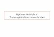 Myélome Multiple et Immunoglobulines monoclonales - …cluster013.ovh.net/~aihemato/AIH/documents/... · • Biphosphonates en cas d’atteinte osseuse (IV/per os, avec surveillance