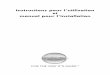 Instructions pour l’utilisation et manuel pour l’installationdocs.whirlpool.eu/_doc/501970902013F.pdf · Nettoyage, désinfection et entretien du distributeur de glace et/ou d'eaU