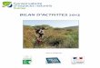 BILAN D’ACTIVITES 2013 - Conservatoire d'espaces naturels de … · l’Environnement de la Corse (OEC) ; Agence de l’Eau Rhône Méditerranée Corse (AERMC). Nom Fonction Type