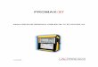 PROMAX-37 manual d'utilisation - PROMAX …€¦ · L’Analyseur de spectre fournit une analyse agile de toute la bande, en permettant de configurer le niveau de référence et le
