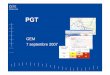 PGT - Document sans nom · « Etat des lieux » des PGT de la zone Etudes en cours ... Complète le guide PGT interurbain de ... Marge de manœuvre réduite en matière de gestion