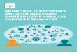 PRINCIPES DIRECTEURS POUR UN DIALOGUE … · base d’une analyse croisée des principaux documents de référence existants en matière de dialogue avec les parties prenantes (ISO