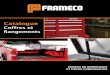 Catalogue - frameco.ca · Coffre de rangement universel • Aluminium strié robuste • Verrouillage loquet pour plus de sécurité (cadenas non fourni) Coffre «Topsider» 