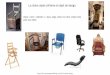 chaise < latin « cathedra » = an , siège, haire ou trône. L… · 2015-08-31 · Union de l’art et de l’industrie. Chaise à bascule Michael Thonet Technique : ... Contre