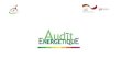 Audit Enérgétique©tique.pdf · 2017-08-04 · A. Audit énergétique préliminaire. Audit préliminaire ... •Tarification : professionnel, industriel –Coût marginal 26. 27
