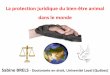 La protection juridique du bien-être animal dans le monde · La protection juridique du bien-être animal dans le monde Sabine BRELS - Doctorante en droit, Université Laval (Québec)