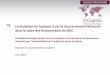 Formulation du Compact II par le Gouvernement …compact2.cg.gov.ma/sites/default/files/annexe_7_-_external... · au Maroc dans la mesure où (1) les résultats du programmes sont