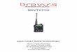 BRVTK750 - bravus.es French.pdf · BRVTK750 . RADIO DOUBLE BANDE PROFESSIONNEL -50 tons CTCSS disponibles -105 codes DCS disponibles -16 options de fonction VOX -8 tons d’appel