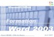Cours IBODE WORD AVRIL 2007profemilianna.free.fr/cours/docs/Cours_IBODE_WORD.pdf · ergonomie d’utilisation. La partie centrale de la fenêtre représente la zone où le texte ou