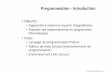 Programmation - Introductiondept-info.labri.fr/~beurton/Enseignement/Python/2013-2014/coursM1.pdf · Respect des règles lexicales et syntaxiques Le programme source doit impérativement