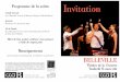 Programme de la soirée Invitation - ccab.fr · Théâtre de la Grenette Vendredi 15 mars 2013 Invitation Le spectacle Il était une voix, ... Yves Pignard, récit / Marion Hély,