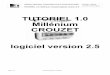 TUTORIEL 1.0 Mill©nium CROUZET logiciel version .Page 4 / 8 tutoriel programme millenium i2. Gestion