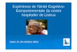 Experience de lUnite CognitivoComportementale du …€¦ · NPI (échelle d’évaluation des troubles psycho- ... Pas de culture psychiatrique sur l’hôpital ... Locaux 4. Se