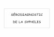 SÉRODIAGNOSTIC DE LA SYPHILIS - …stl.bgb.liberte.free.fr/bh_anim/syphilis.pdf · TPHA : recherche des anticorps sériques anti-polyoside Paroi : Antigène cardiolipidique ... 1/80