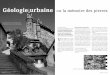 Géologie urbaine - Nationale Informationsstelle zum … · 2013-11-06 · Géologie urbaine ou la mémoire des pierres Tuf calcaire (muret de droite) ... coquilles de mollusques