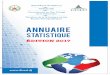 ANNUAIRE ·  Ann tistiqu tio 2017 ISED ÉDITION 2017 ANNUAIRE STATISTIQUE Republique de Djibouti PRIMATURE Commissariat au Plan Chargé de la Statistique